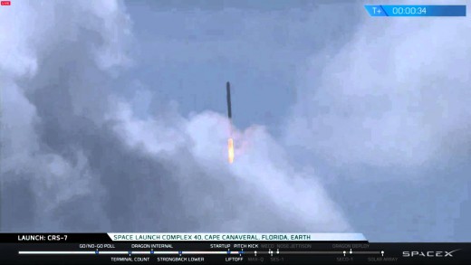 SpaceX – CRS-7 Launch explosion