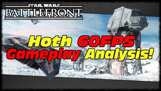 Star Wars Battlefront Hoth PS4 60 FPS Gameplay Reveal Analysis & Breakdown E3 2015!