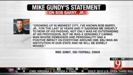 Statements From Local Sports Figures Show Love For Bob Barry Jr.