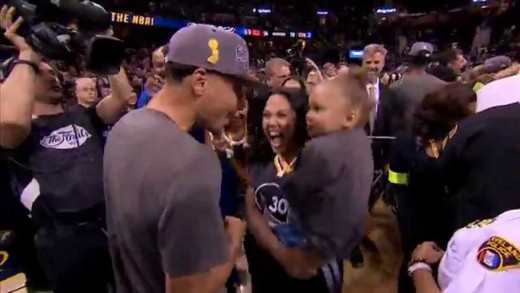 Steph and Riley Curry Share Special Bond on Father’s Day
