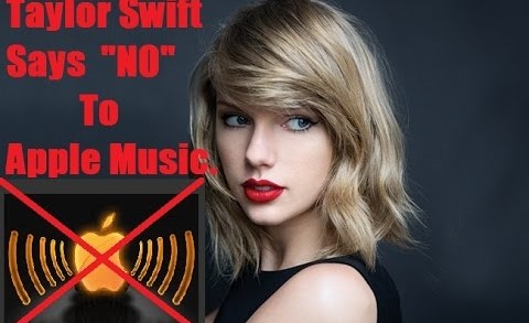 Taylor Swift Refuses to Have Her New Album Streamed on “Apple Music”.
