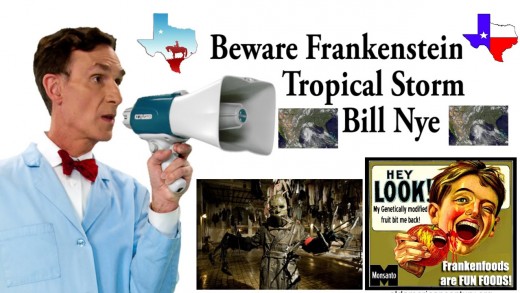 Texas! Beware Frankenstein Tropical Storm Bill Nye!