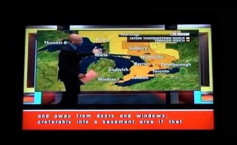 Tornado Warning For Most Of Ontario August 24 2011