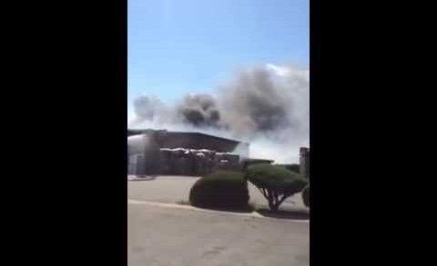 Warehouse on Fire in Wenatchee, Washington | Wornies