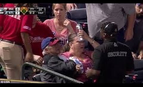 Watch Female Fan  Getting Hit By BAT,Athletics vs Red Sox Game(fenway park)