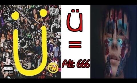 Ã = Alt 666 / Justin Bieber Satanic 666 Subliminal “Where are Ã (666) Now”