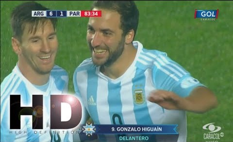 Argentina vs Paraguay 6-1 GOLES RESUMEN Semifinal Copa America Chile 2015