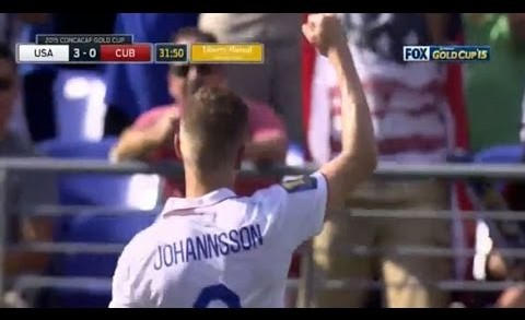 Aron Johannsson Goal – USA vs Cuba 6-0 Gold Cup 2015 HD