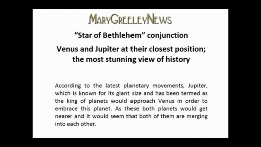 âStar of Bethlehemâ conjunction, Venus and Jupiter at their closest position; the most stunning view