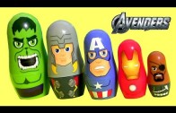 Avengers Stacking Cups Surprise Toys Disney Captain America, Hulk, Iron Man Marvel Nesting Dolls