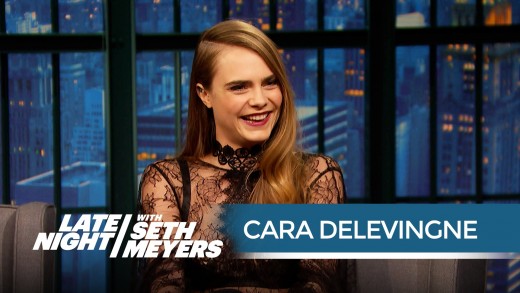 Cara Delevingne Talks Playing Enchantress in Suicide Squad – Late Night with Seth Meyers
