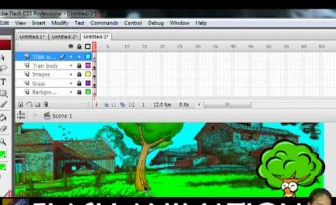 Creating a simple Animation using  Adobe Flash CS3