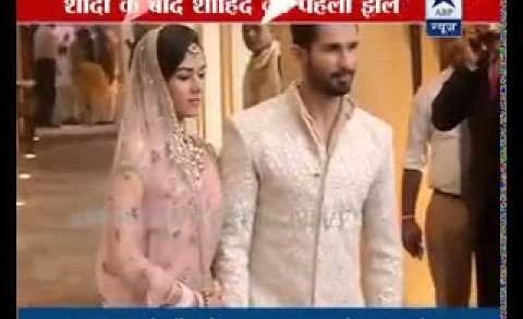 EXCLUSIVE: Shahid Kapoor, Mira Rajput walk the aisle post wedding