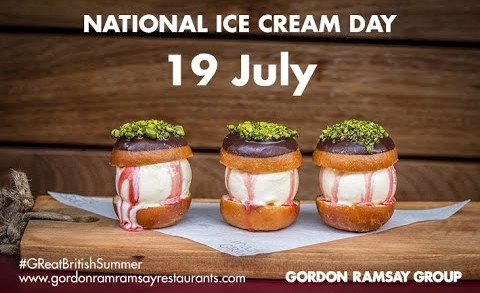 Gordon Ramsay Group National Ice Cream Day