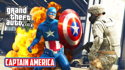 GTA 5 PC Mods – CAPTAIN AMERICA MOD!!! GTA 5 Captain America Mod Gameplay! (GTA 5 Mods Gameplay)
