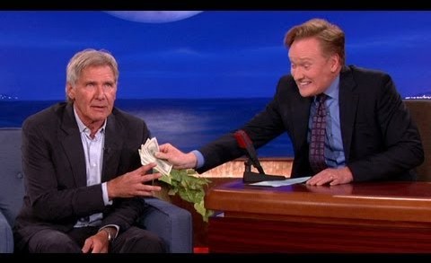 Harrison Ford Spills “Star Wars” Spoilers For $1000 – Conan on TBS