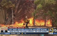 Hot, windy weather could fuel San Diego fire