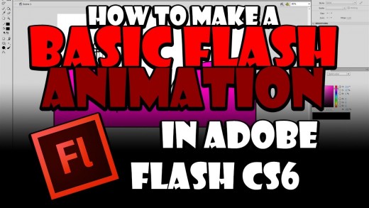 How to make a basic Flash Animation in Adobe Flash CS6!