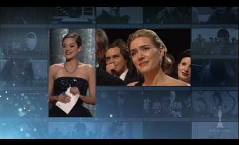 Kate Winslet winning Best Actress for “The Reader”