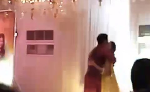 Leaked Video: Shahid Kapoor Kisses Wife Mira Rajput At Sangeet Ceremony