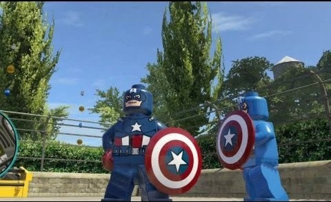 LEGO Marvel Super Heroes (PS4) – Captain America Free Roam Gameplay