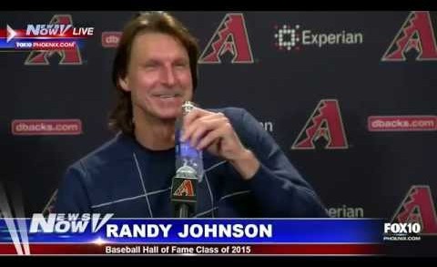 LIVE: Randy Johnson Talks About his Baseball Hall of Fame Election
