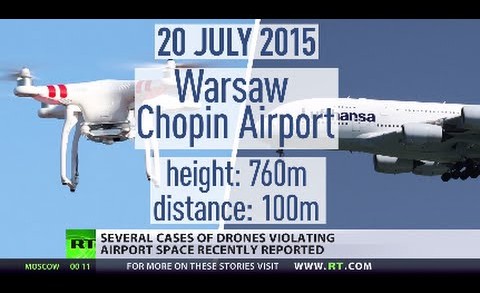 Lufthansa jet escapes collision with drone during landing at Warsawâs Intl airport