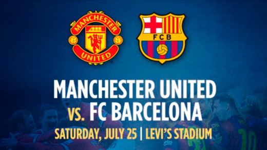 Manchester United vs Barcelona 2015 FIFA International Champions Cup