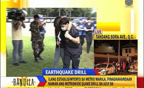 Metro Manila to hold earthquake drill