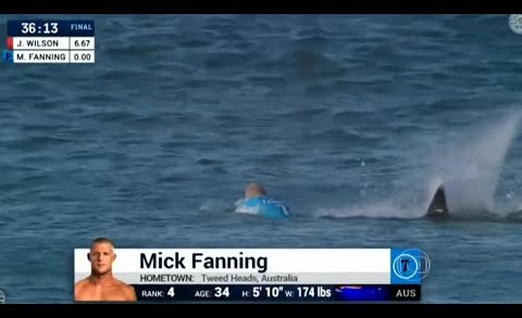 Mick Fanning sofre ataque de tubarÃ£o na final de J-Bay