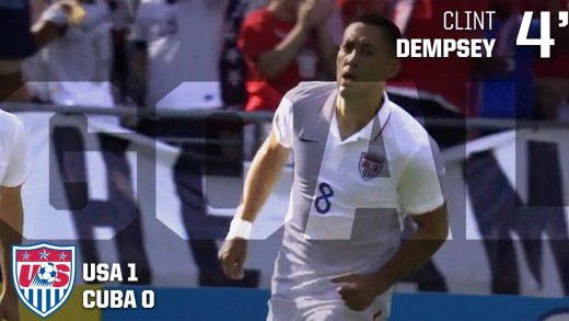 MNT vs. Cuba: Clint Dempsey Goal – July 18, 2015