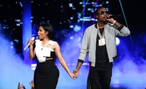 Nicki minaj & Chris Brown & Meek Mill Perform  “All Eyes On You” BET AWARDS 2015 #BETAWARDS