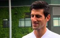 Novak Djokovic interviews for the job of Wimbledon Champion