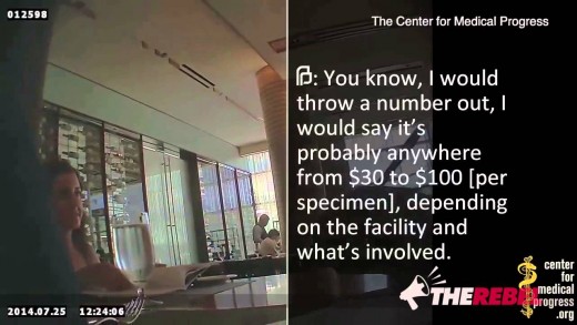 Planned Parenthood caught on tape admitting to selling body parts