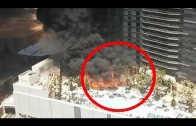 Pool Fire at Cosmopolitan Hotel of Las Vegas – the West End tower