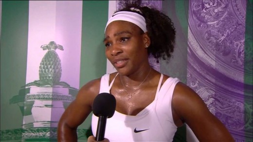 Serena Williams interview after her Wimbledon 2015 2nd round win (2R) over Timea Babos