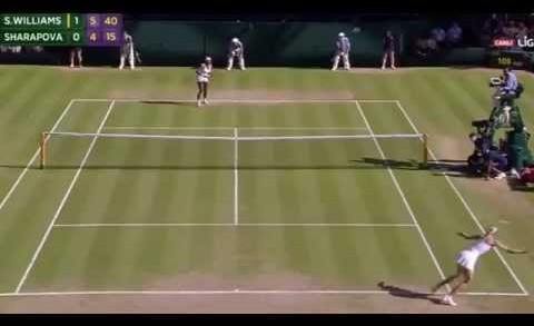 Serena Williams vs Maria Sharapova Highlights  Wimbledon – Semi Final