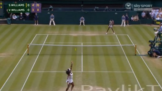 Serena Williams vs Venus Williams â¼ Highlights Wimbledon 2015