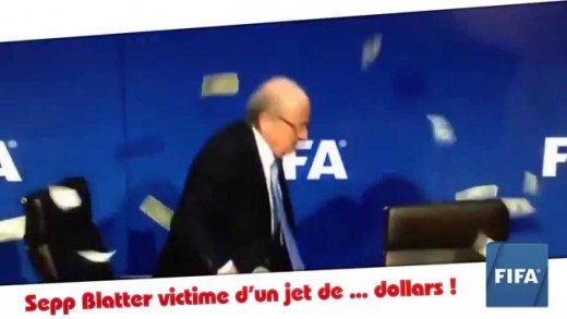 Un jet de dollars sur Sepp Blatter !