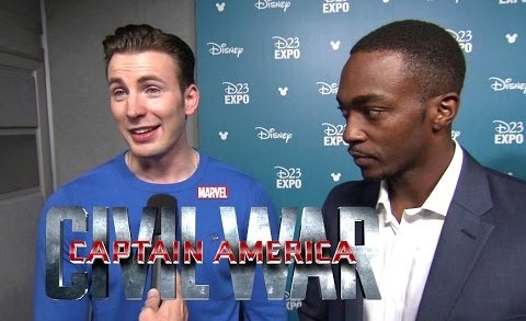 Captain America: Civil War D23 Expo Interview – Chris Evans & Anthony Mackie (HD) Marvel 2016