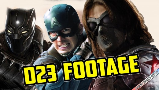 Captain America Civil War D23 Footage Details