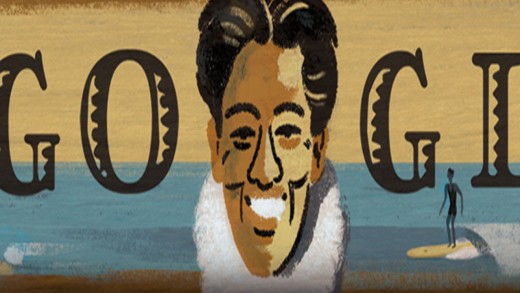 Duke Kahanamoku Google Doodle