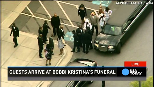Heavy police presence at Bobbi Kristina Brown’s funeral