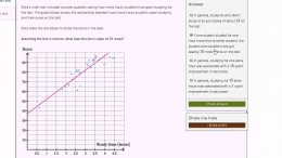 Interpreting a trend line | Data and modeling | 8th grade | Khan Academy