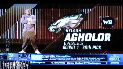 Nelson Agholor to Philadelphia Eagles 20th Pick Fans Reaction 2015 NFL Draft