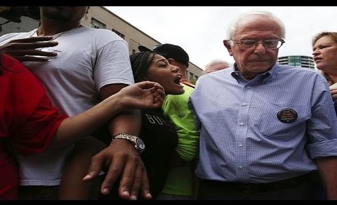 Neon Hair-Hatted BT-1000s Ruin Bernie Sanders Ralley With Black Lives Matter BS