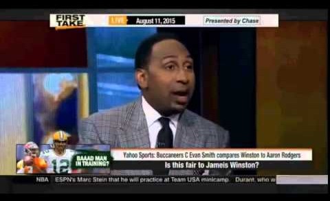 Official ESPN First Take 8/11/2015   Evan Smith Jameis Winston a young Aaron Rodgers