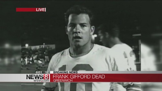 Pro Football Hall of Famer Frank Gifford dies at 84