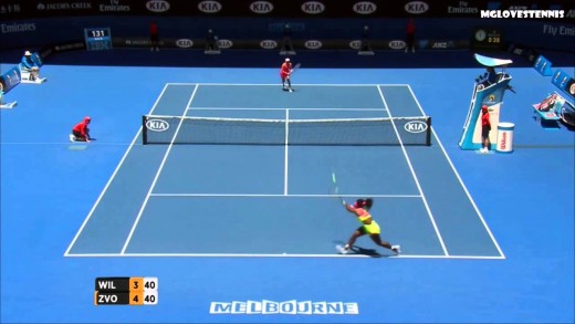 Serena Williams vs Vera Zvonareva Australian Open 2015 Highlights