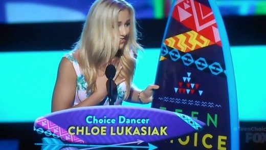 TCA-Chloe Lukasiak Wins “Choice Dancer”